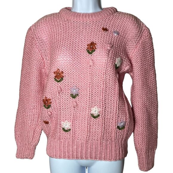 Mister Noah Sweaters - Vintage Mister Noah Pink Knit Sweater